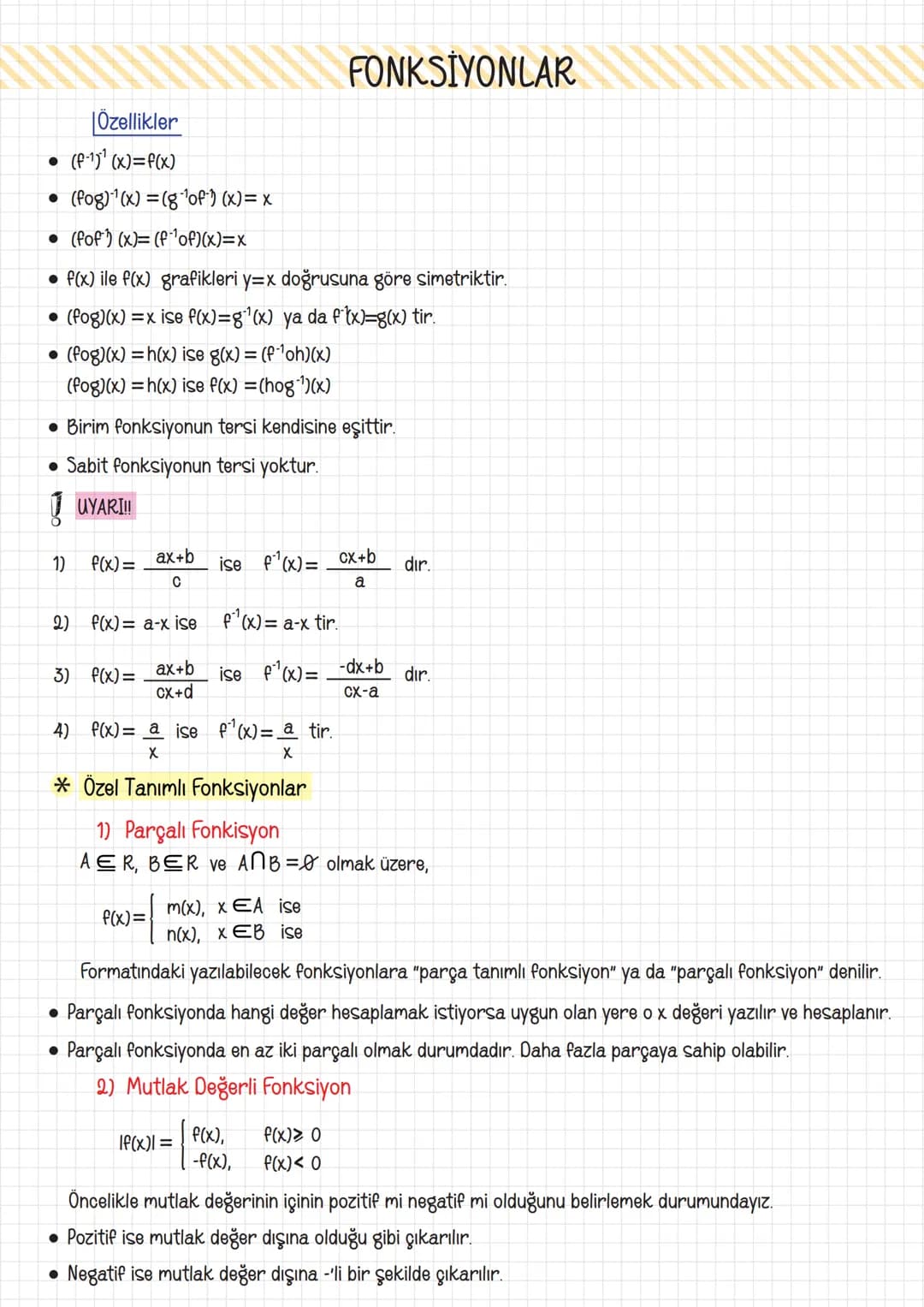 # AYT
MATEMATIK
El Yazısı
Ders Notları
Derece
Öğrencileri
Tarafından
Hazırlandı.
OSYM Sınav Tarzına
%100 Uygun Hazırlandıl
MED
Uzman H