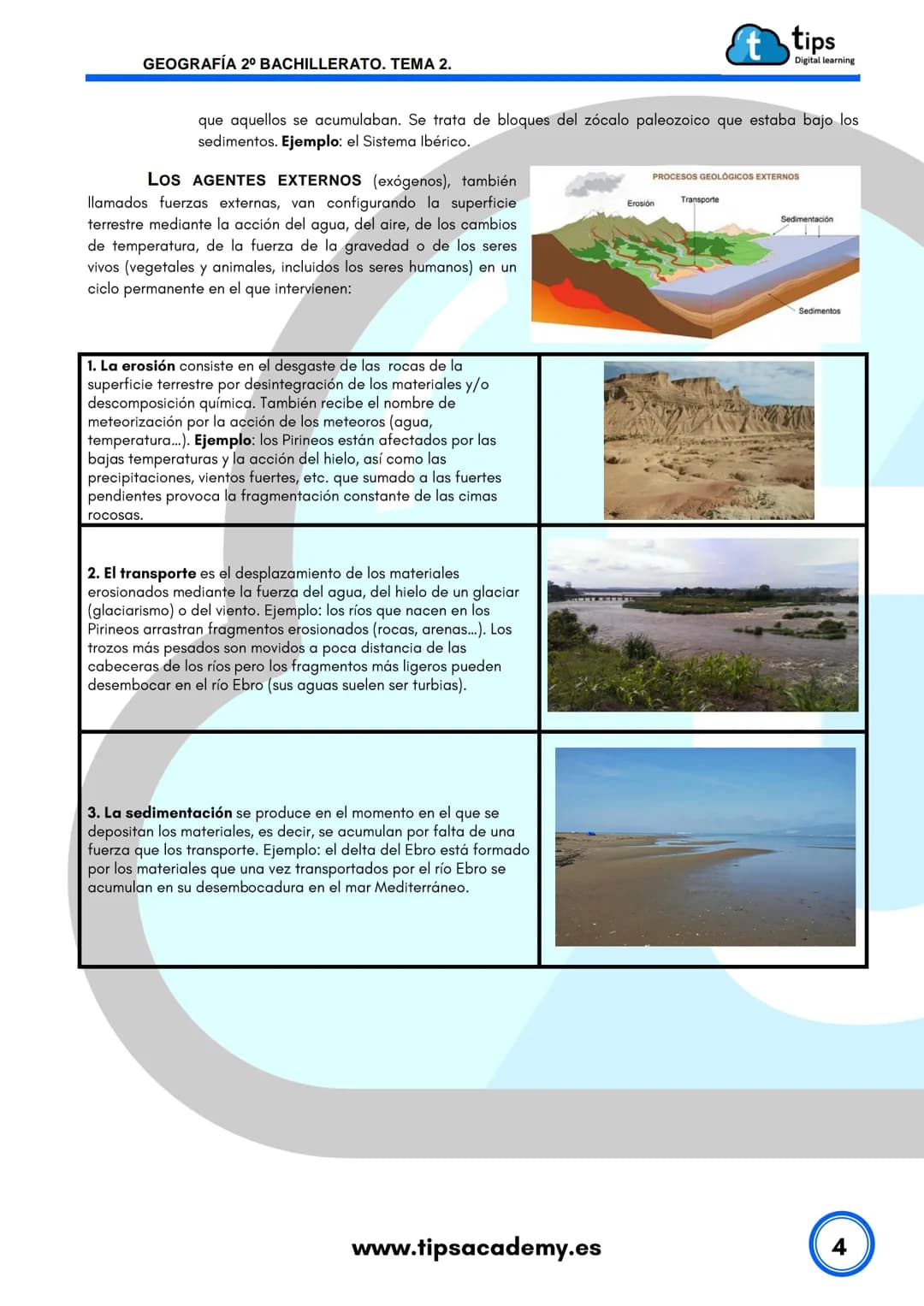 # GEOGRAFÍA
2º BACHILLERATO
TEMA 2: El relieve de España
www.tipsacademy.es GEOGRAFÍA 2º BACHILLERATO. TEMA 2.
tips
Digital learning
TEM