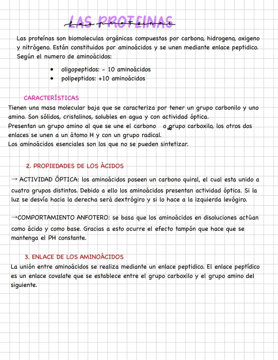# LAS PROTEINAS
Las proteínas son biomoleculas orgánicas compuestas por carbono, hidrogeno, oxigeno
y nitrógeno. Están constituidos por ami