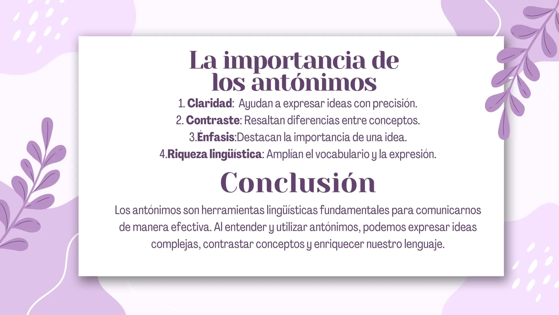# LA SINONIMIA, ANTONIMIA, PARONIMIA Y HOMONIMIA # Sinónimos
Presentado por Nadia Fernanda Ramírez Chávez ## Tipos de
# Sinónimos
1
SINÓN