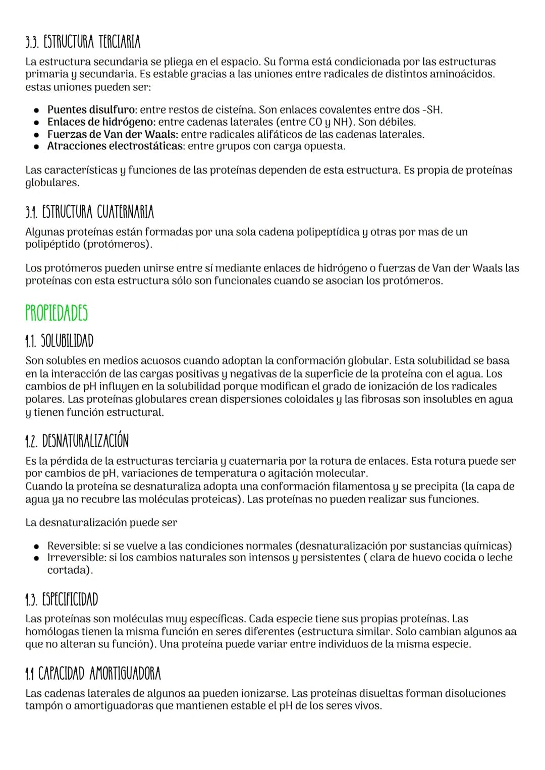 # TEMA 4: PROTEÍNAS
INTRODUCCIÓN
Proteínas: biomoléculas orgánicas formadas por la unión de aminoácidos por enlaces peptídicos.
Están comp