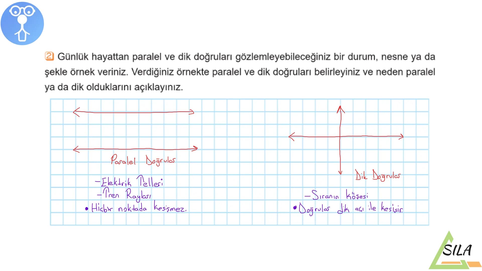 5.sınıflar için
MATEMATİK SAATİ
1.TEMA: GEOMETRİK ŞEKİLLER # Ders Akışı
- Konu Tekrarı
- Etkinlik
- Ölçme ve Değerlendirme Soruları # Ç