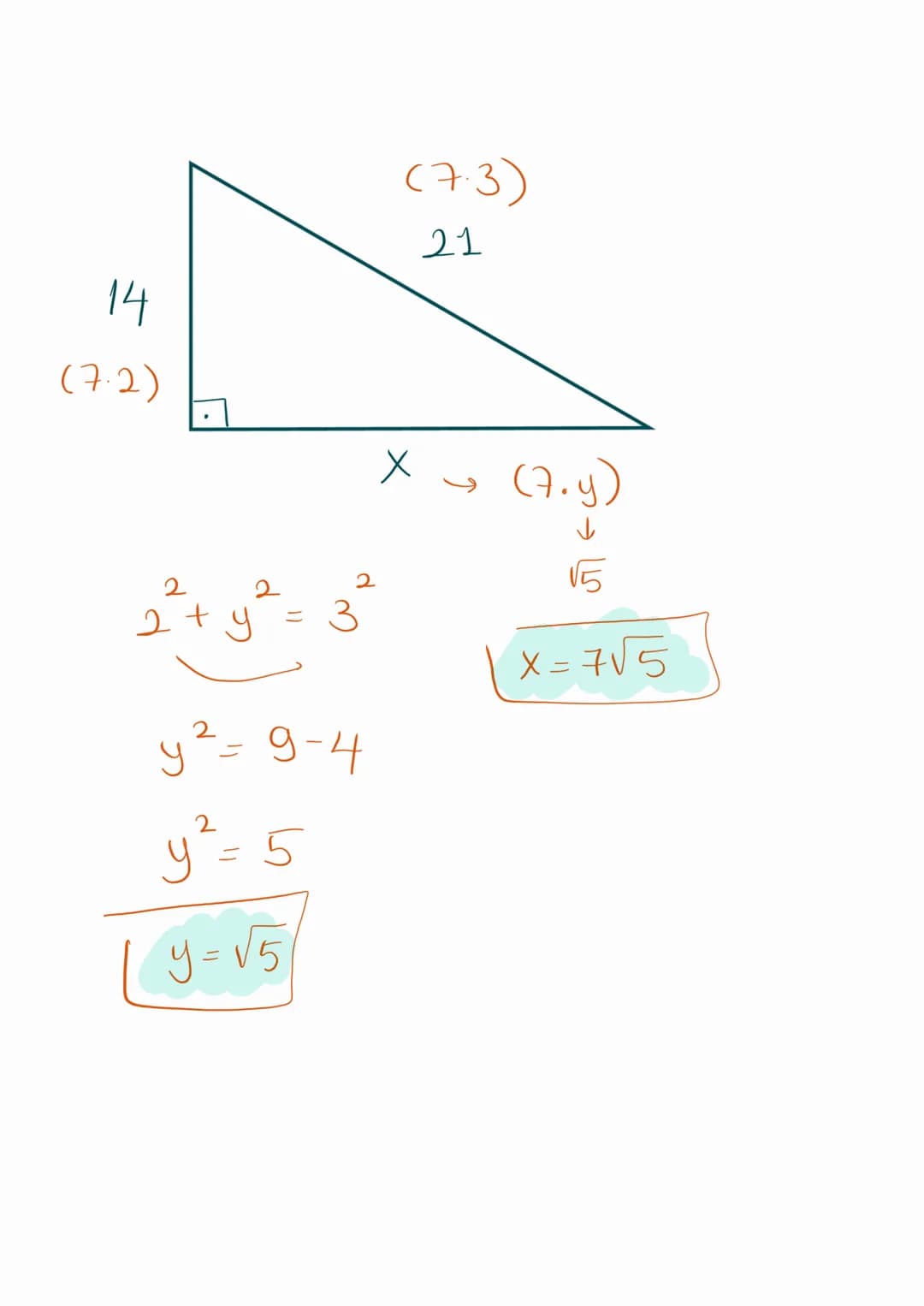 - DİK ÜGGENLER -
Ozel Dik Üagenler
3
4
5
13
5
12
17
25
8
7
15
24 # ÖKLİD
→
b
C
h
P
K
a
1) $h^2 = p. K$
2) $b^2 = k.a$ →