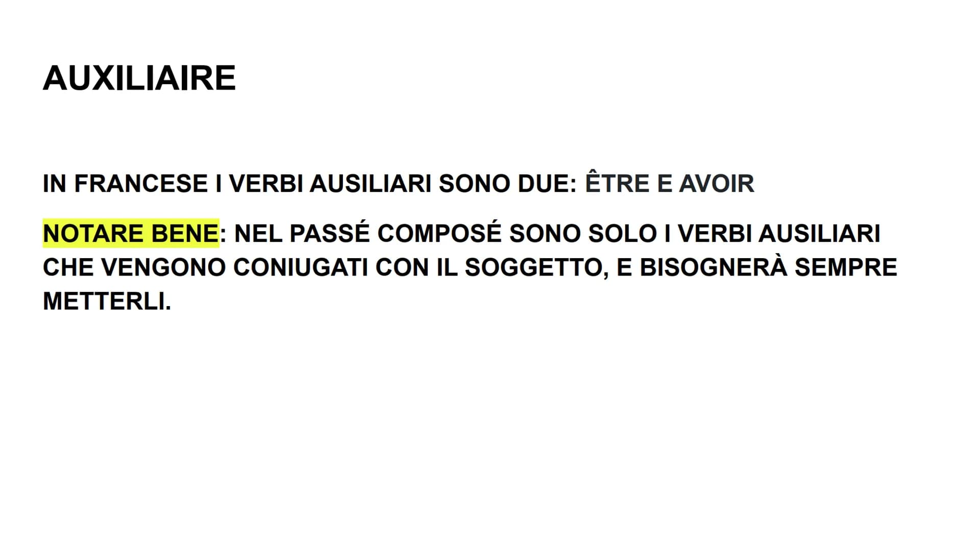 # LE PASSÉ COMPOSÉ
GRAMMAIRE # COME VIENE USATO?
IL PASSÉ COMPOSÉ E' USATO PER DESCRIVERE UN'AZIONE AVVENUTA
NEL PASSATO, UN PASSATO NÉ TR
