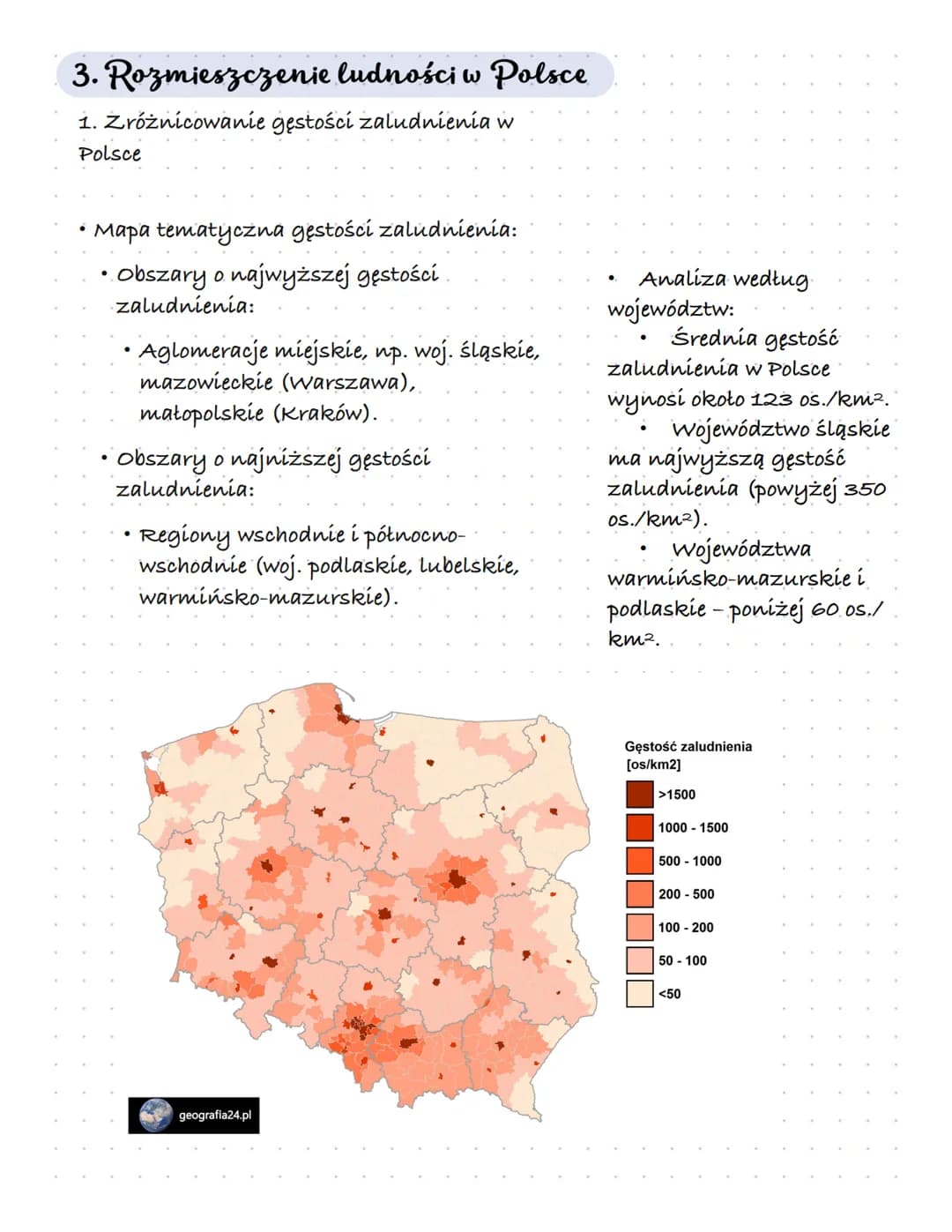 # Ludność i urbanizacja w Polsce
1. Liczba ludności Polski i jej zmiany
1. Zmiany liczby ludności Polski
• Analiza wykresu:
• Liczba lud
