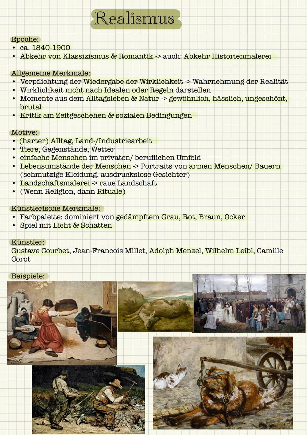 # Romantik
Epoche:
- Geistesbewegung
- ca. 1790 bis 1860
- Gegen die Aufklärung & Rationalität des Klassizismus
- Mehr eigene Künstler ohne