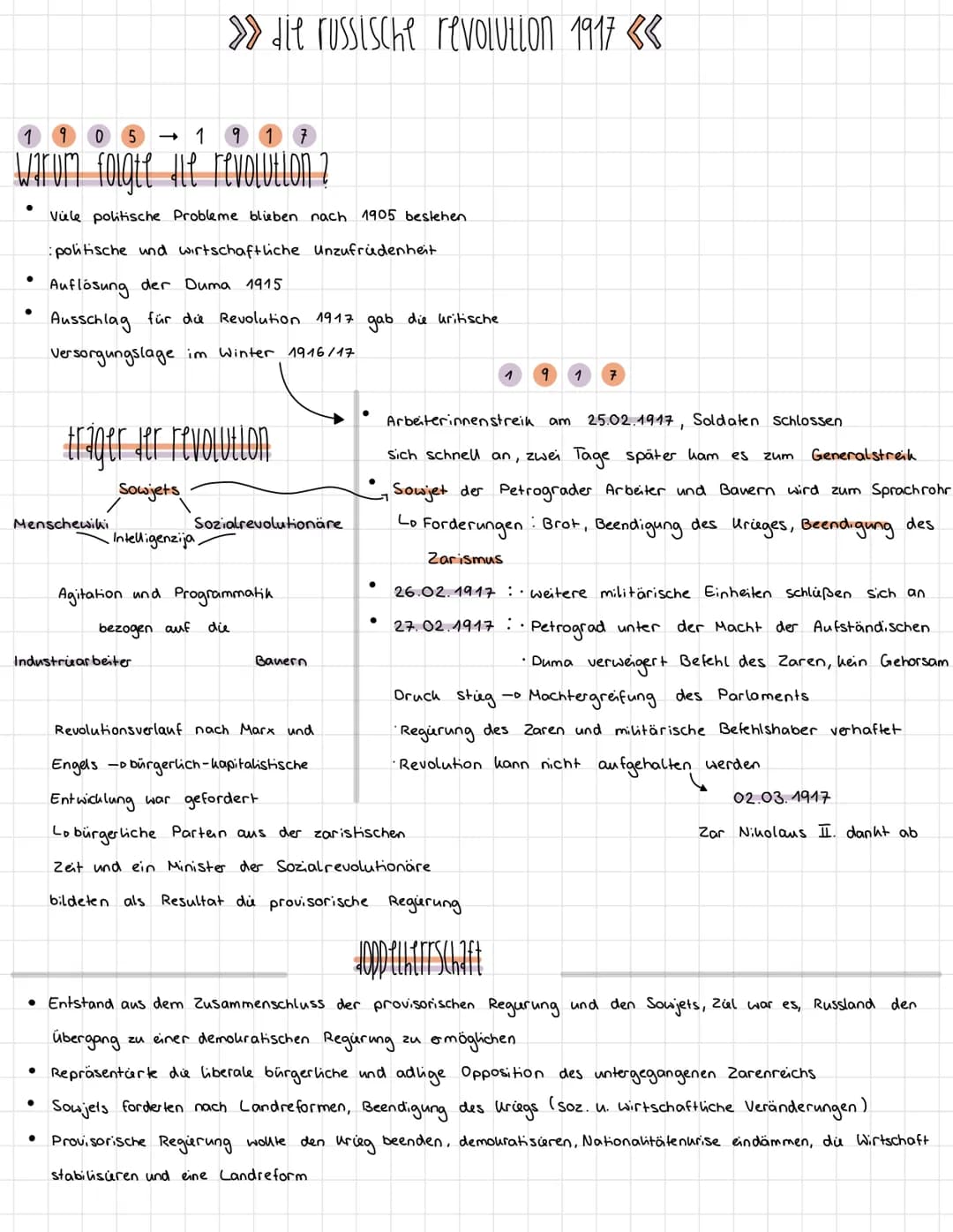 >>> die russische revolution 1917 <<<
1905-1917
warum folgte ne revolvELON?
- Viele politische Probleme blieben nach 1905 bestehen.
:p