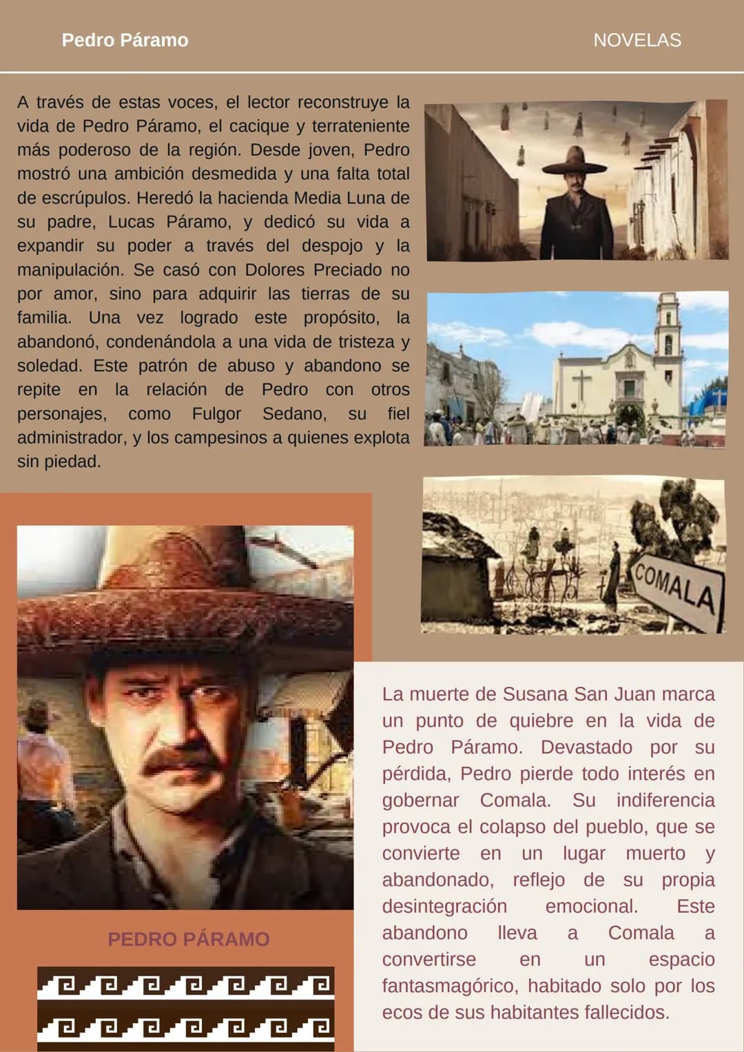 JUAN RULFO
NOVELAS
# Pedro páramo
JUAN RULFO
Juan Rulfo
Pedro Páramo, escrita por Juan
Rulfo y publicada en 1955, es
una obra icónica d