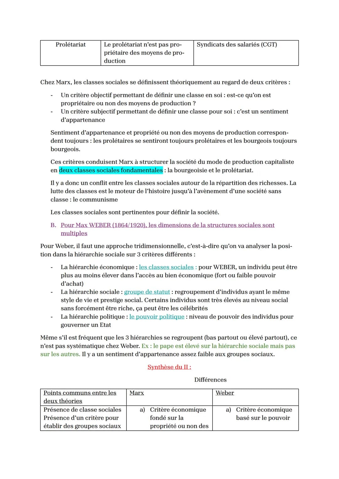 Chapitre 3: Comment est structurée la société française actuelle ?
<< Dans toute société, il existe « une répartition inégale des biens, du