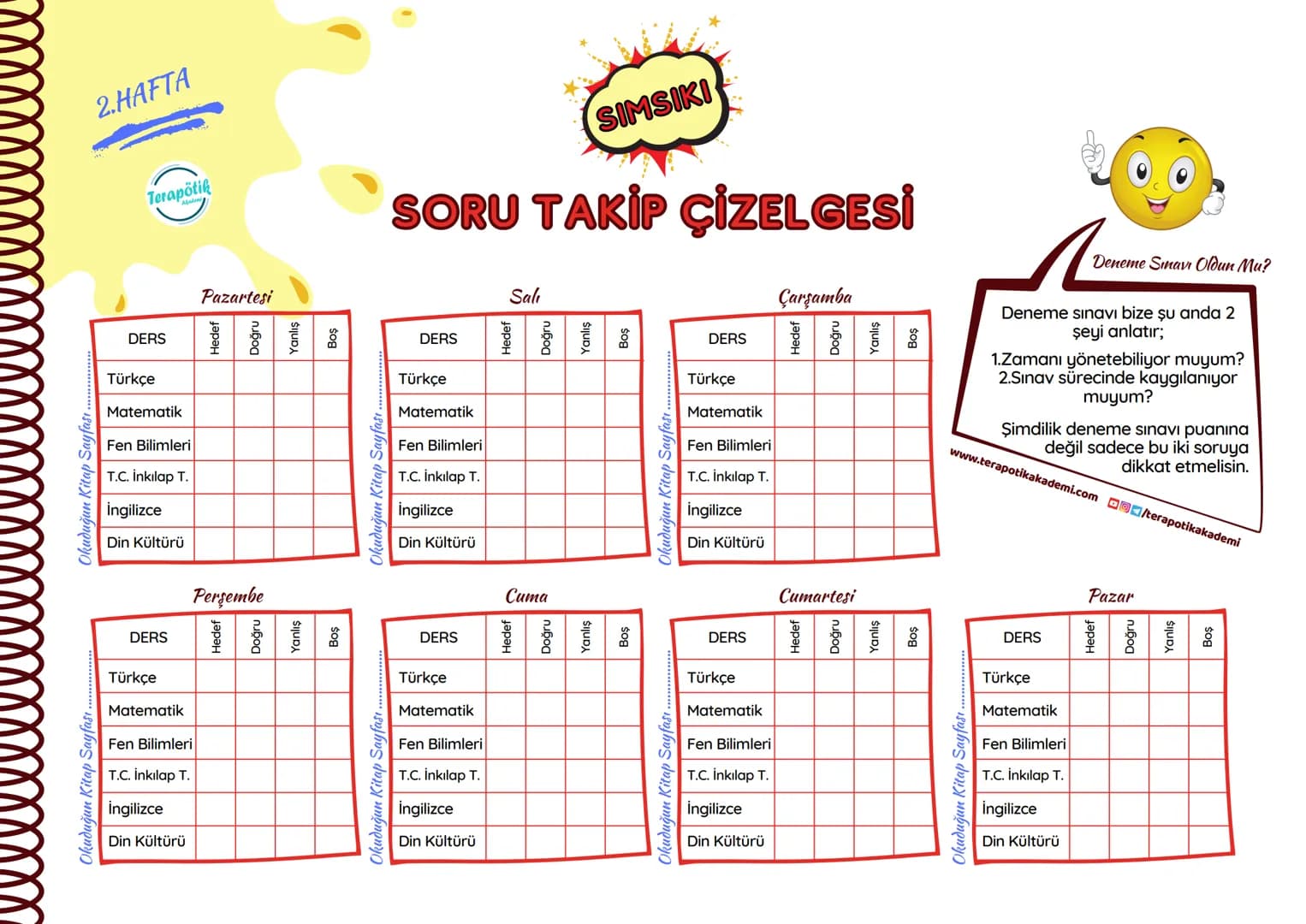 # Terapötik
Akademi
# EYLÜL LGS DERS ÇALIŞMA
PROGRAMI
MERHABA! Naber?
Bugün seni arkadaşlarımdan SIMSIKI ile tanıştıracağım.
LGS'e hazırl