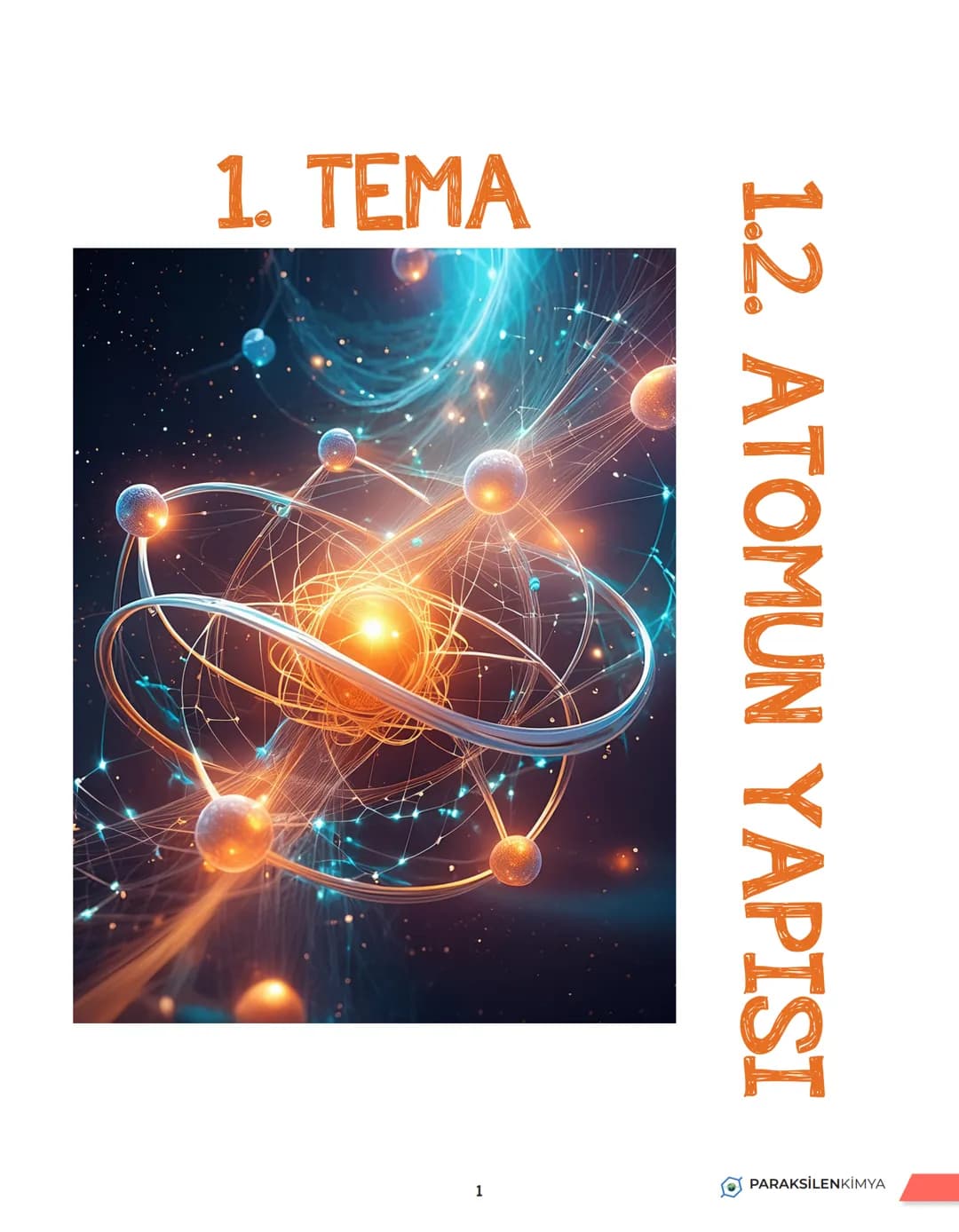 # 1. TEMA
1.2. ATOMUN YAPISI # UNITE
1 ATOM MODELLERİ
ATOM MODELLERİ
DALTON ATOM MODELI
- Maddeler atom denilen küçük taneciklerden
oluşm