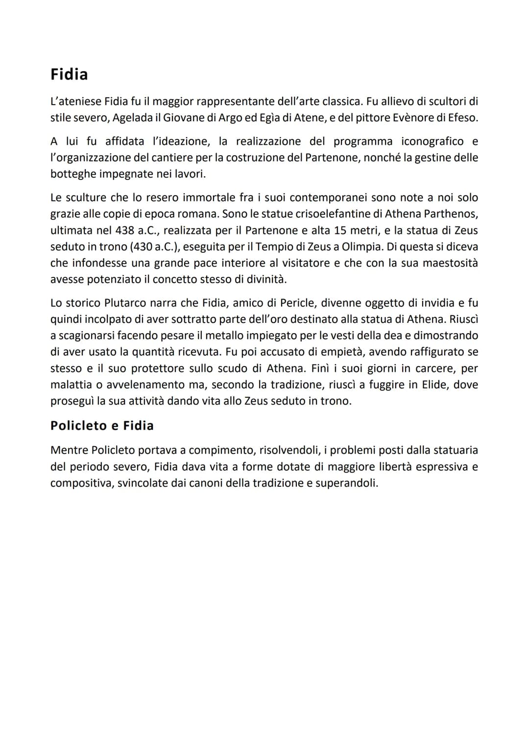 # Grecia classica - l'età di Pericle e Fidia
Le città greche del V secolo a.C. erano in costante espansione e alla fine del secolo
l'arcipe