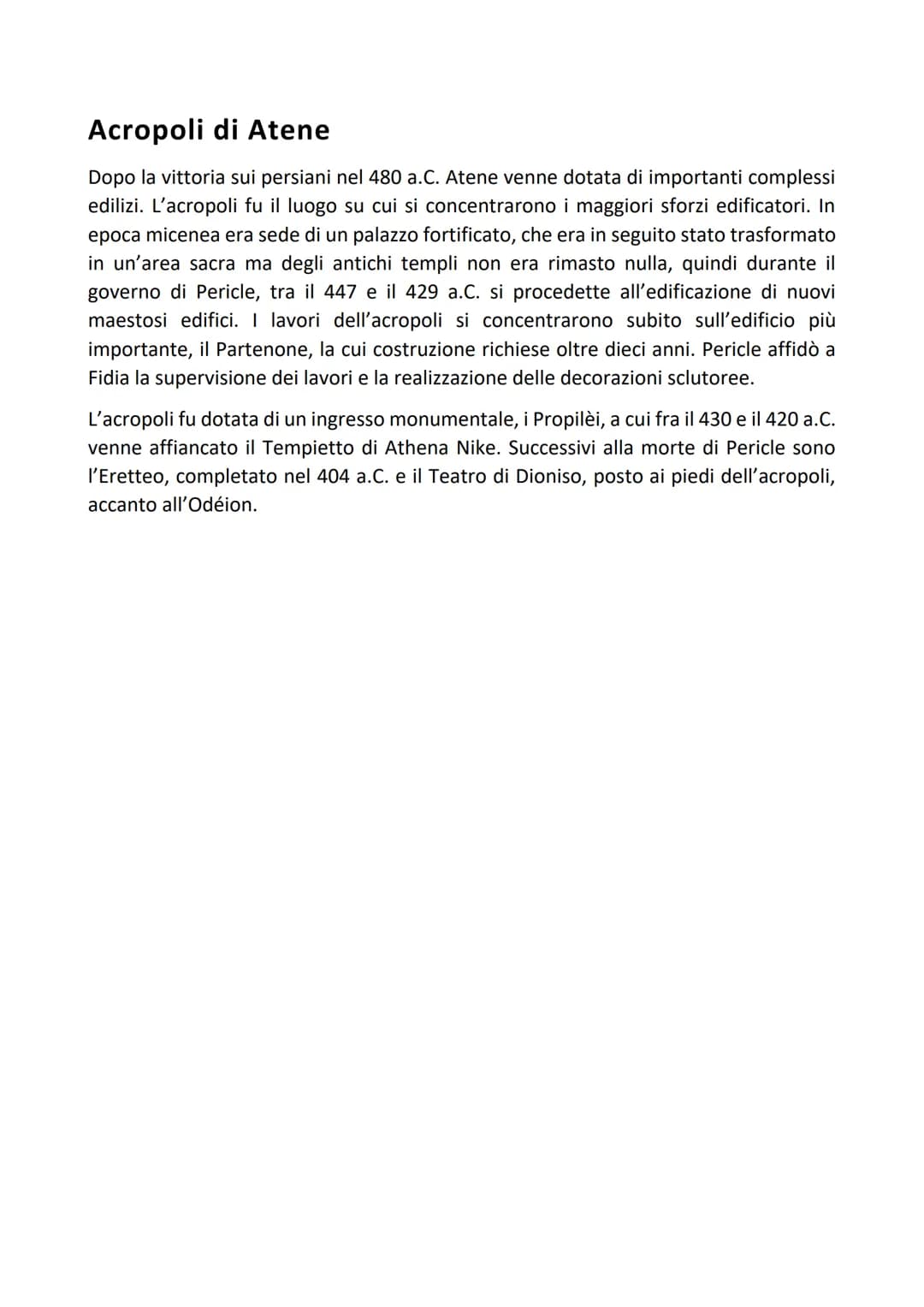 # Grecia classica - l'età di Pericle e Fidia
Le città greche del V secolo a.C. erano in costante espansione e alla fine del secolo
l'arcipe