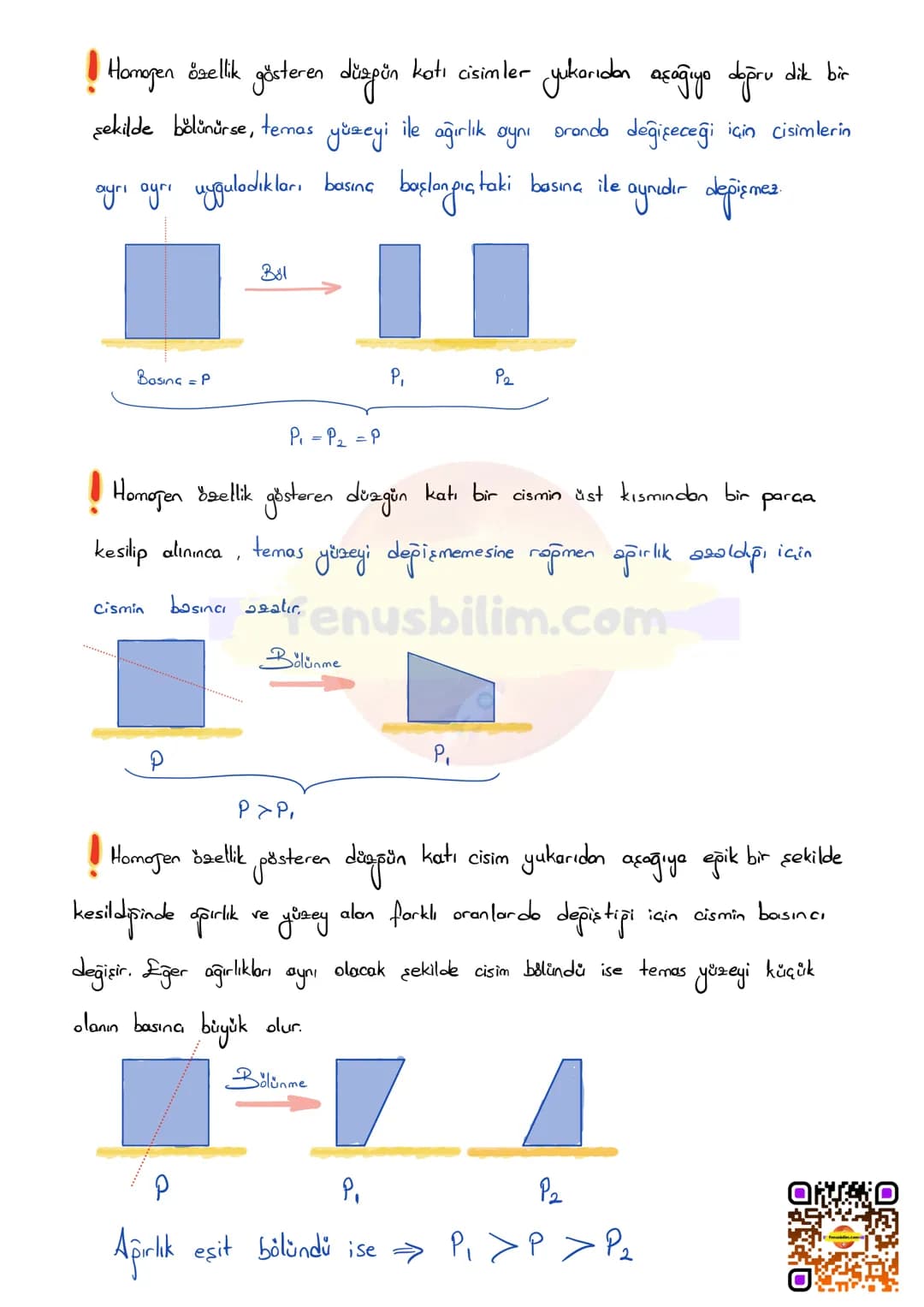 BASING
Katı, sıvı ve gaz haldeki maddeler ağırlıklarından dolayı temas
ettikleri bütün yüzeylere kuvvet uyğularlar.
Birim yüzeye dik olara