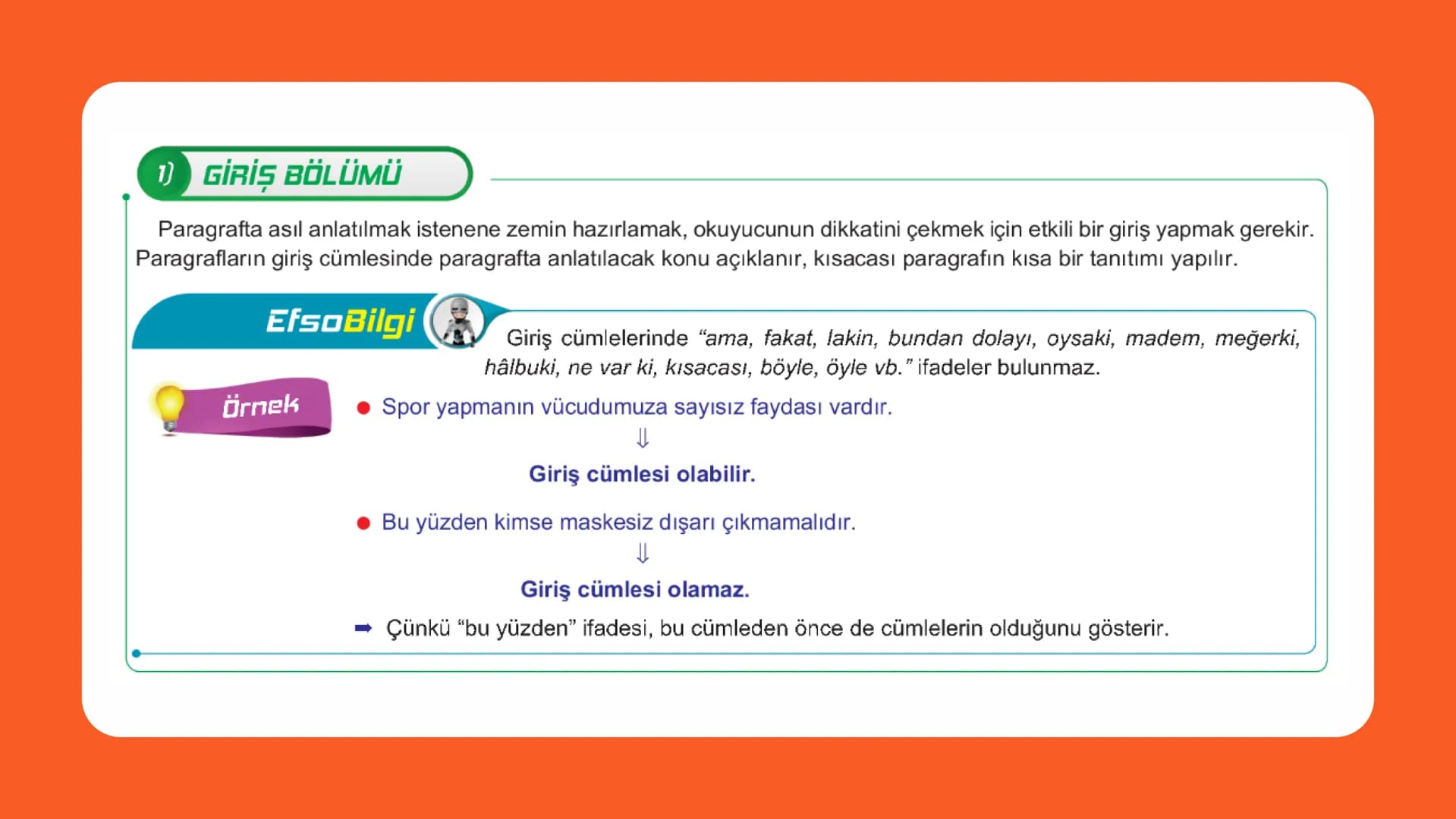 BİLİMSEL ÇOCUK & TÜRKÇE RÖNTGENİ
PARAGRAFTA
YAPI VE ANLAM
Nimet Öğretmen'in Dersi # PARAGRAFIN BÖLÜMLERİ
* Bir düşünceyi ifade etmek iç