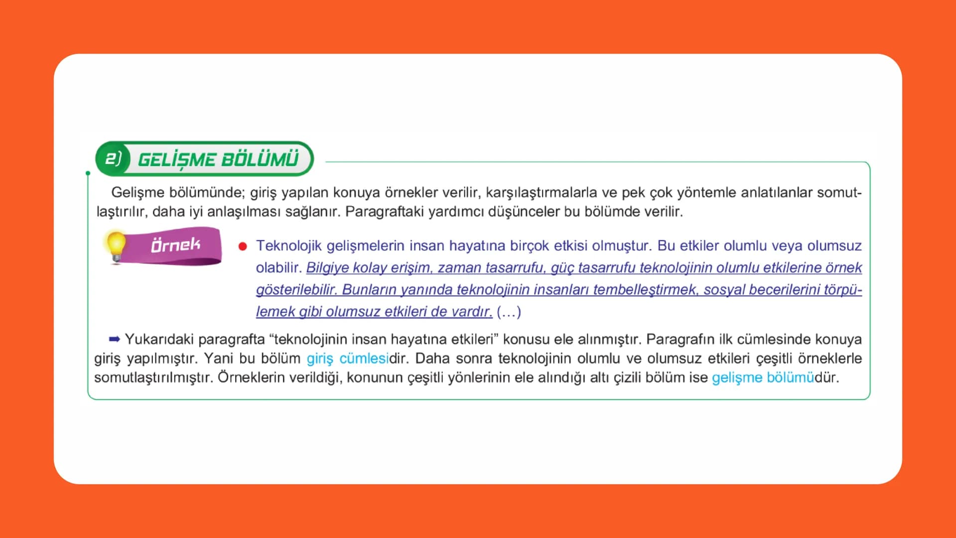 BİLİMSEL ÇOCUK & TÜRKÇE RÖNTGENİ
PARAGRAFTA
YAPI VE ANLAM
Nimet Öğretmen'in Dersi # PARAGRAFIN BÖLÜMLERİ
* Bir düşünceyi ifade etmek iç