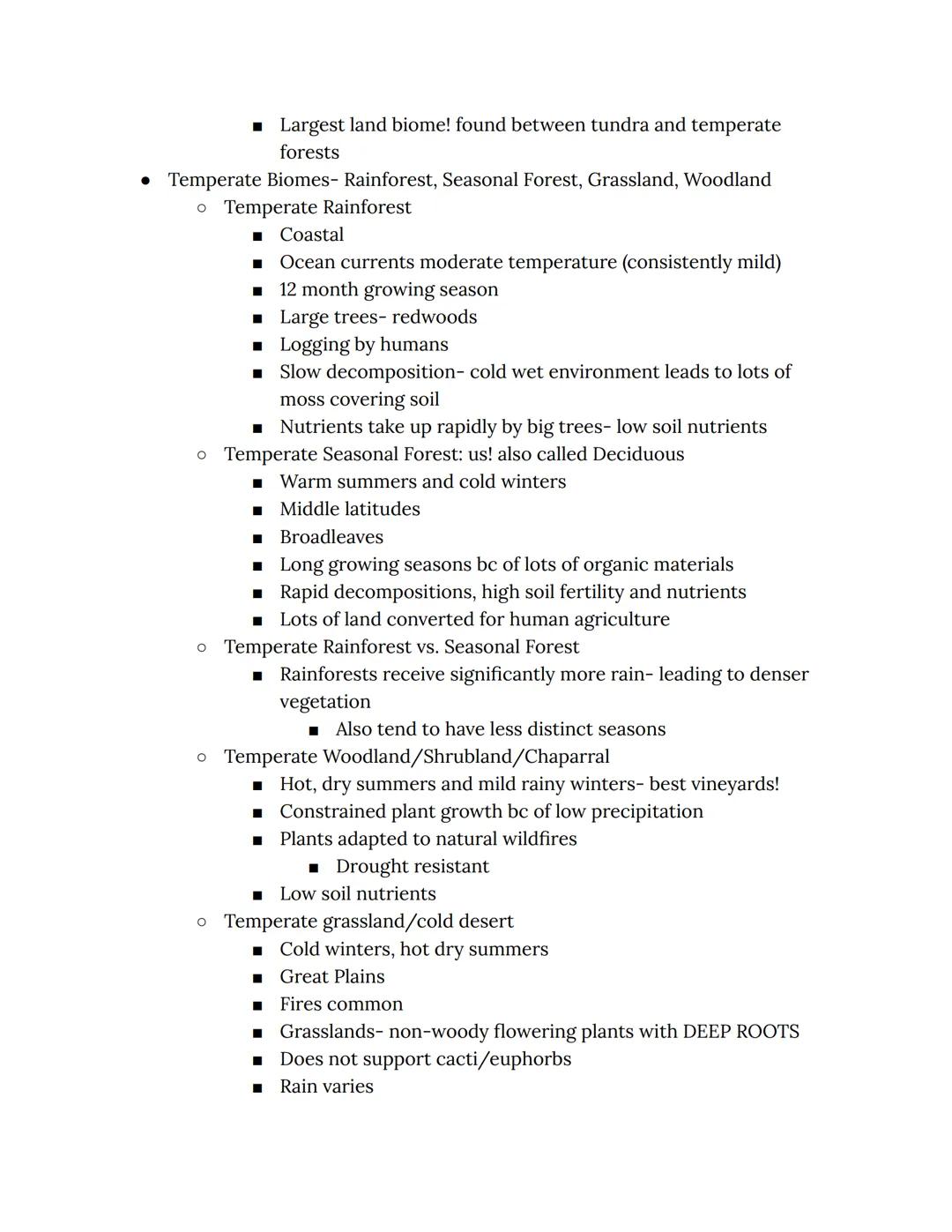 # Unit 1
Humans alter systems: Good and Bad
• We change the land, water, soil, and air chemistry w/ huge populations
• Ecosystem services: