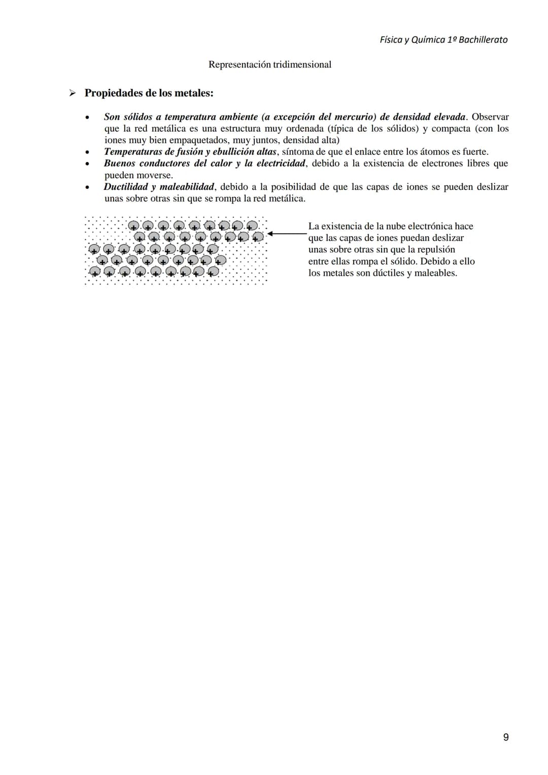 Física y Química 1º Bachillerato
Bloque 2: Enlace químico y estructura de la materia
UNIDAD 3: ENLACE QUÍMICO
Los átomos tienden a unirse