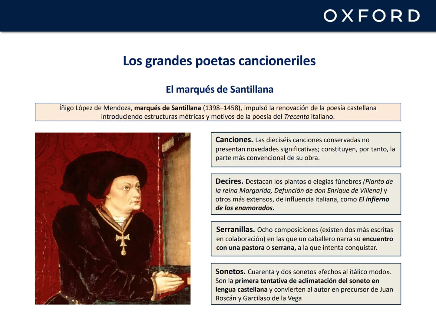 OXFORD
UNIDAD 12. La lírica y la poesía
narrativa en la Edad Media
Lengua castellana y Literatura
1º Bachillerato OXFORD
# La Edad Media