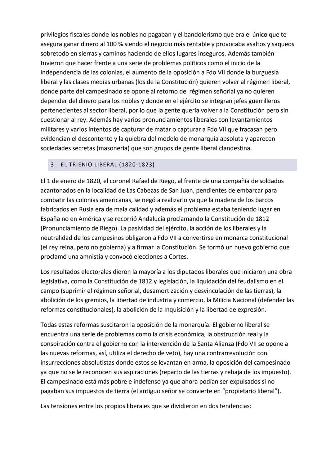 # TEMA 4:EL REINADO DE FERNANDO VII (1814-1833)
El regreso del rey planteó un problema: integrar al nuevo monarca en el nuevo modelo
políti