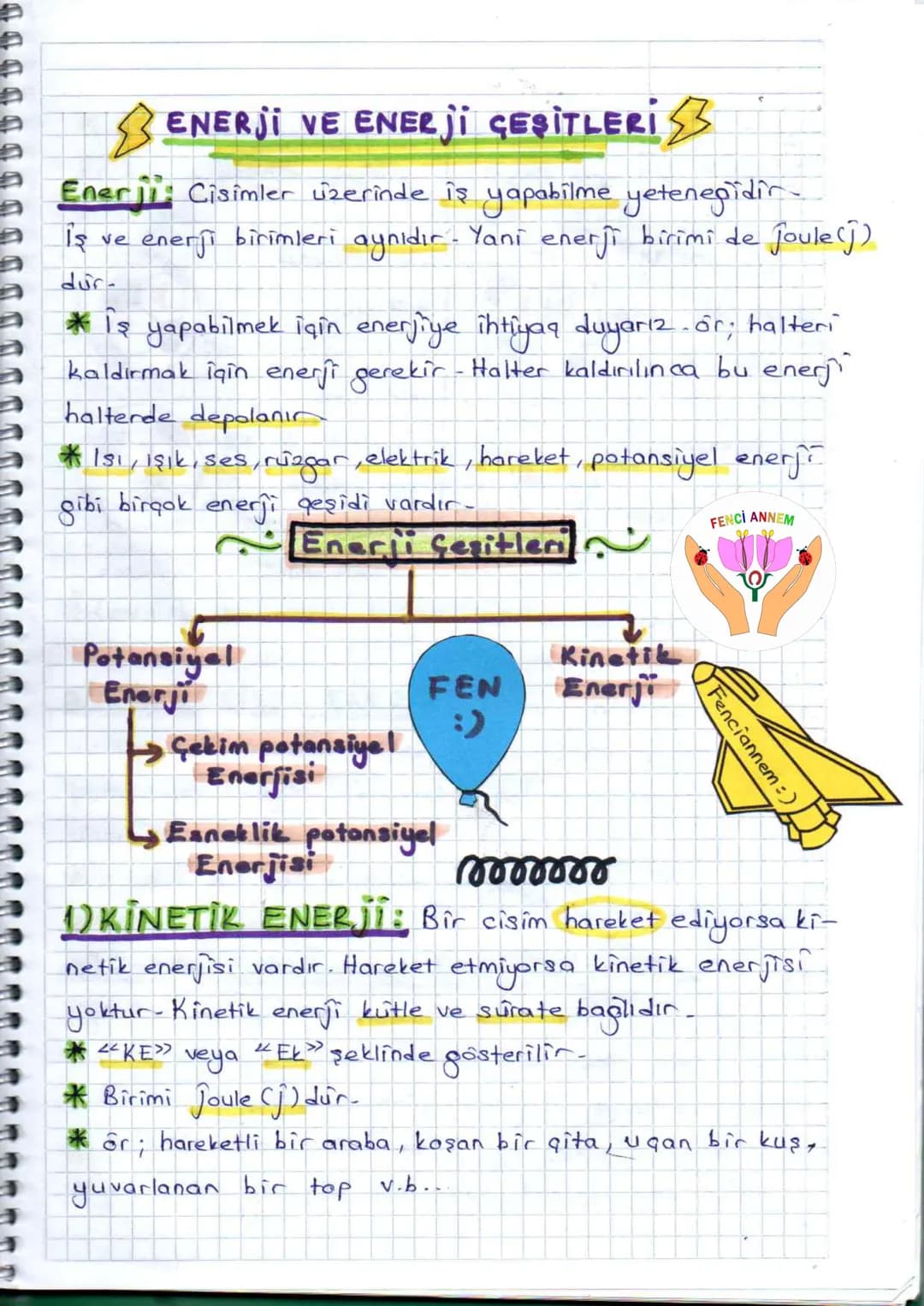 # KUVVET İŞ VE ENERJİ İLİŞKİSİ
is: Günlük hayatta kullandığımız iş kelimesi ile bilim-
sel anlamda kullandığımız iş kelimesi birbirinden fa
