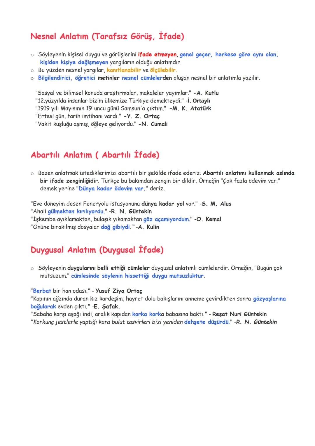 # CÜMLEDE
ANLAM
• Neden-sonuç, amaç-sonuç, koşul, karşılaştırma, benzetme, örneklendirme, duygu belirten ifadeler,
abartma, nesnel veöznel