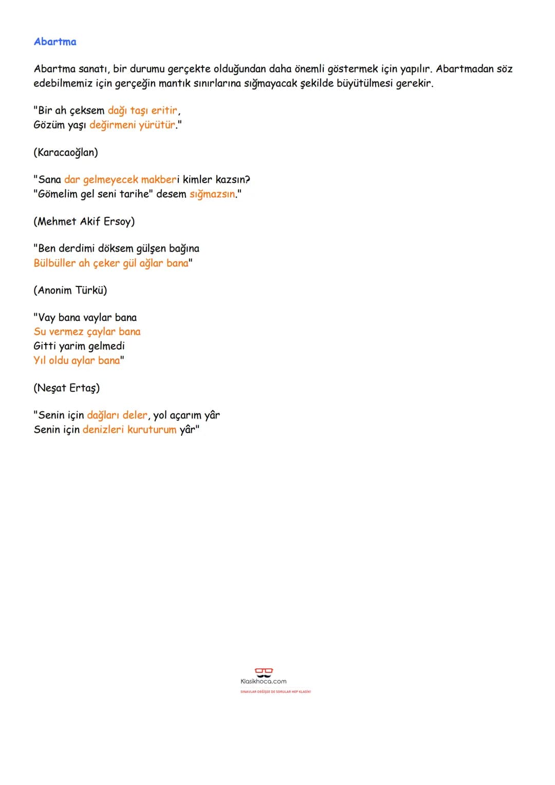 # 6.Sınıf Söz Sanatları PDF - 6. Sınıf Söz Sanatları Konu Anlatımı PDF
Söz sanatları, sözün etkisini arttırmak için kullanılır. Hem günlük