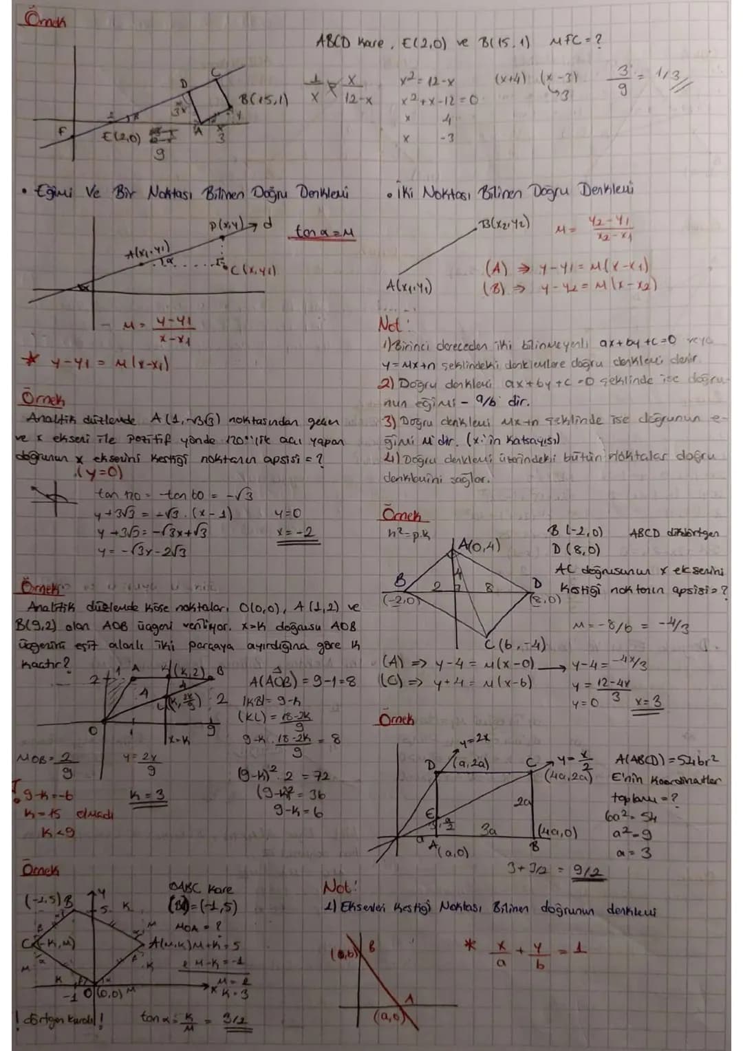 Analitik
iki Nokta Arasındaki Uzaklık
2
Y
B(x2142)
42-41
72-71
A(x)
Alxviyi) ve B (12) noktaları arasındaki utaklık
(A) 02-142-41)2
Noktan