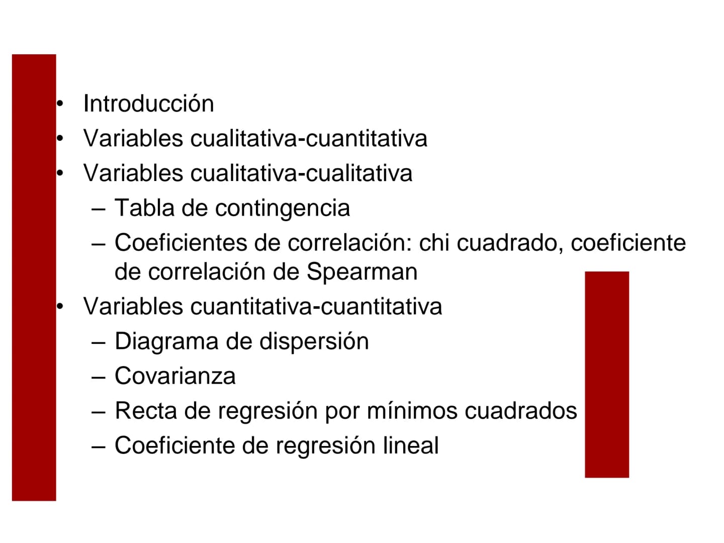 # MÉTODOS CUANTITATIVOS DE
INVESTIGACIÓN
3.1.2: Estadística descriptiva. Análisis bidimensional - Introducción
- Variables cualitativa-cuan