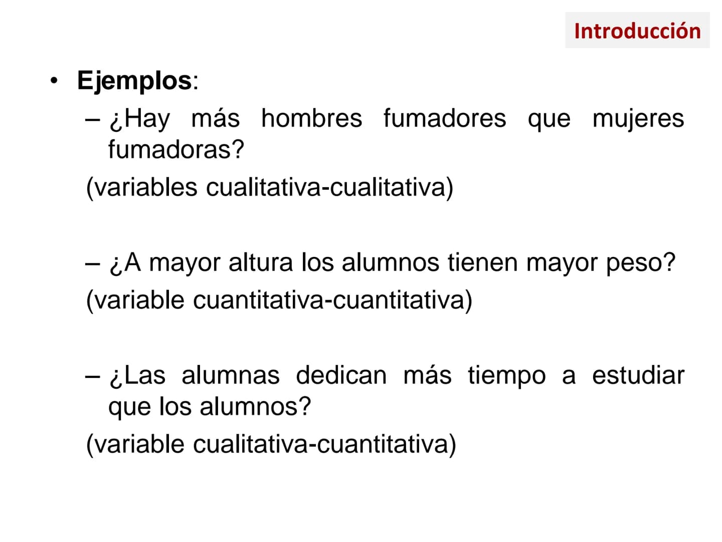 # MÉTODOS CUANTITATIVOS DE
INVESTIGACIÓN
3.1.2: Estadística descriptiva. Análisis bidimensional - Introducción
- Variables cualitativa-cuan