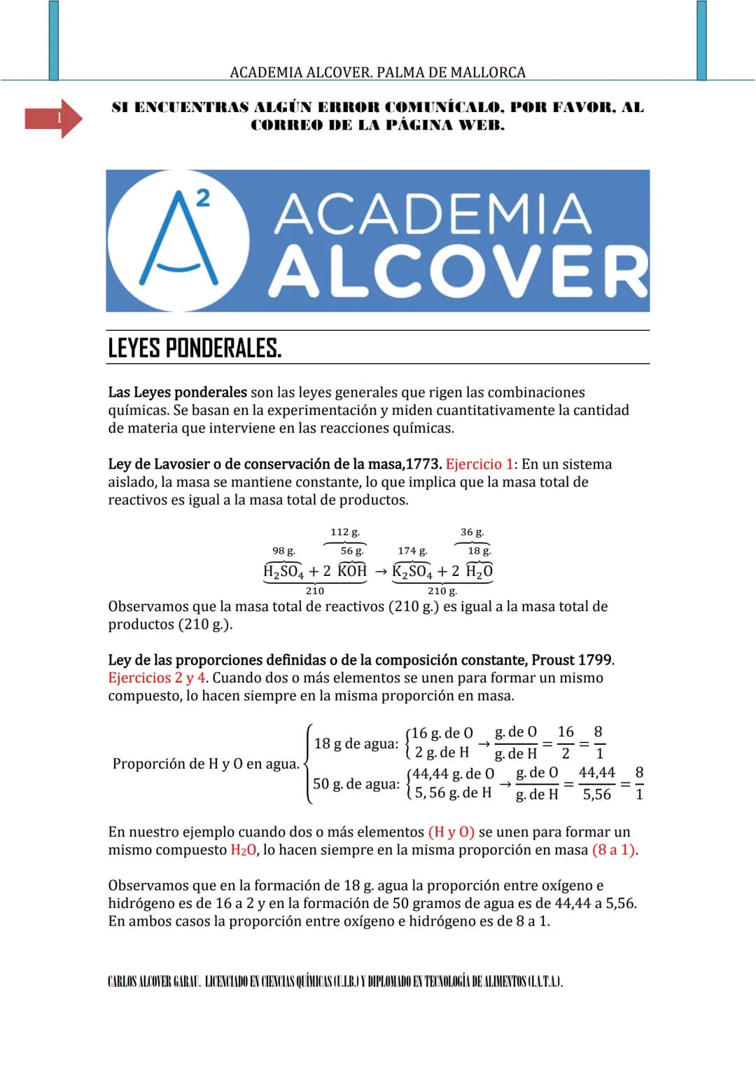 ACADEMIA ALCOVER. PALMA DE MALLORCA
SI ENCUENTRAS ALGÚN ERROR COMUNÍCALO. POR FAVOR, AL
CORREO DE LA PÁGINA WEB.
2
AA
ACADEMΙΑ
ALCOVER
LE