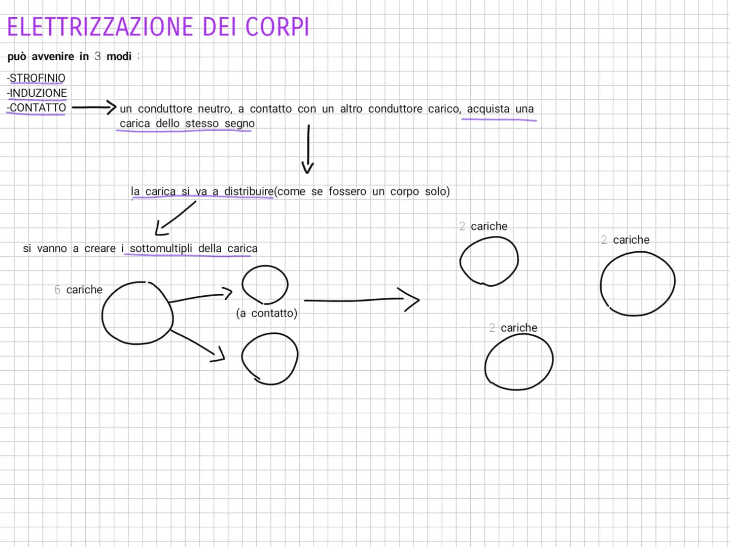 # NOTEBOOK # LA CARICA ELETTRICA
se due oggetti hanno carica elettrica dello stesso segno, essi si respingono.
se invece hanno cariche elet