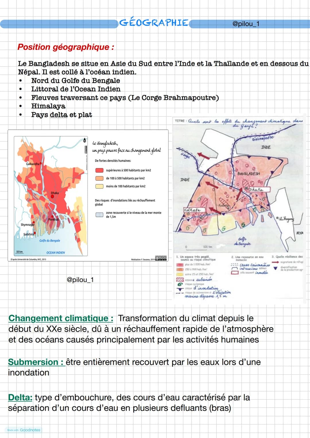 # Risques et tensions sur
Les resources
## GÉOGRAPHIE
@pilou_1
Selon le dernier rapport du GIEC (mars 2023) Les impacts du
réchauffement c