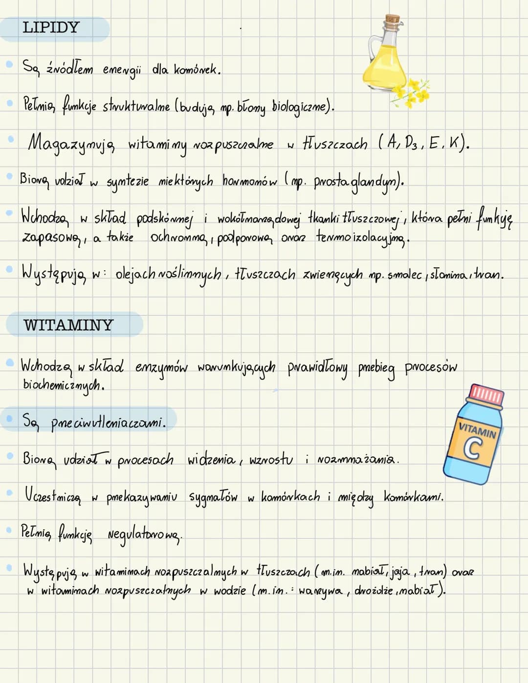 # Składniki pokarmowe
Organiczne składniki pokarmowe.
Pokarm jest źródłem:
* emergii potrebnej do przeprowadzania wszystkich procesów ż