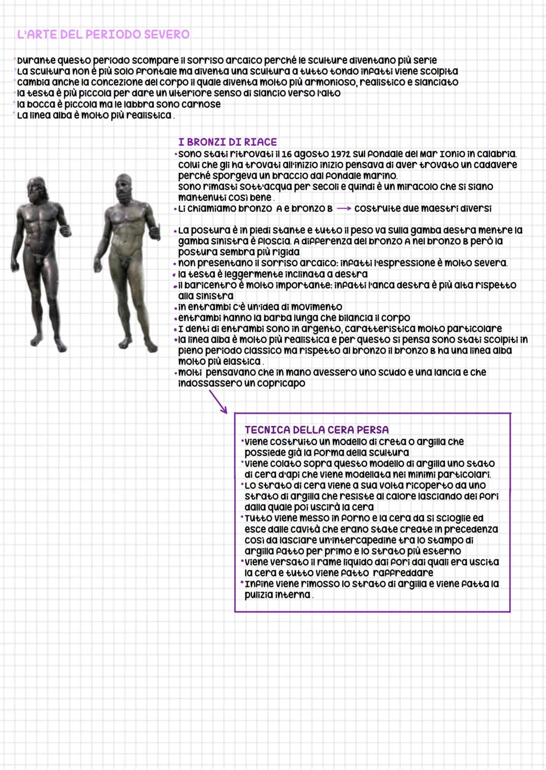 # I greci
- con parte greca si assumono finalità che prima non erano conosciute. L'arte divenne libera espressione
dell'intelletto umano e