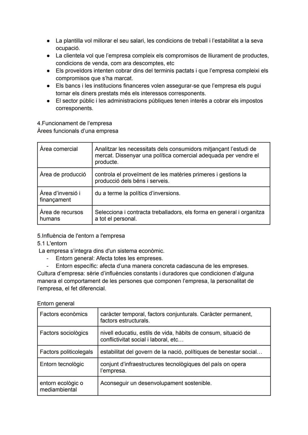 # T.1 L'EMPRESA
1. L'activitat econòmica
* Bé: és un objecte material que produeix una satisfacció perquè permet con tir un
desig o
