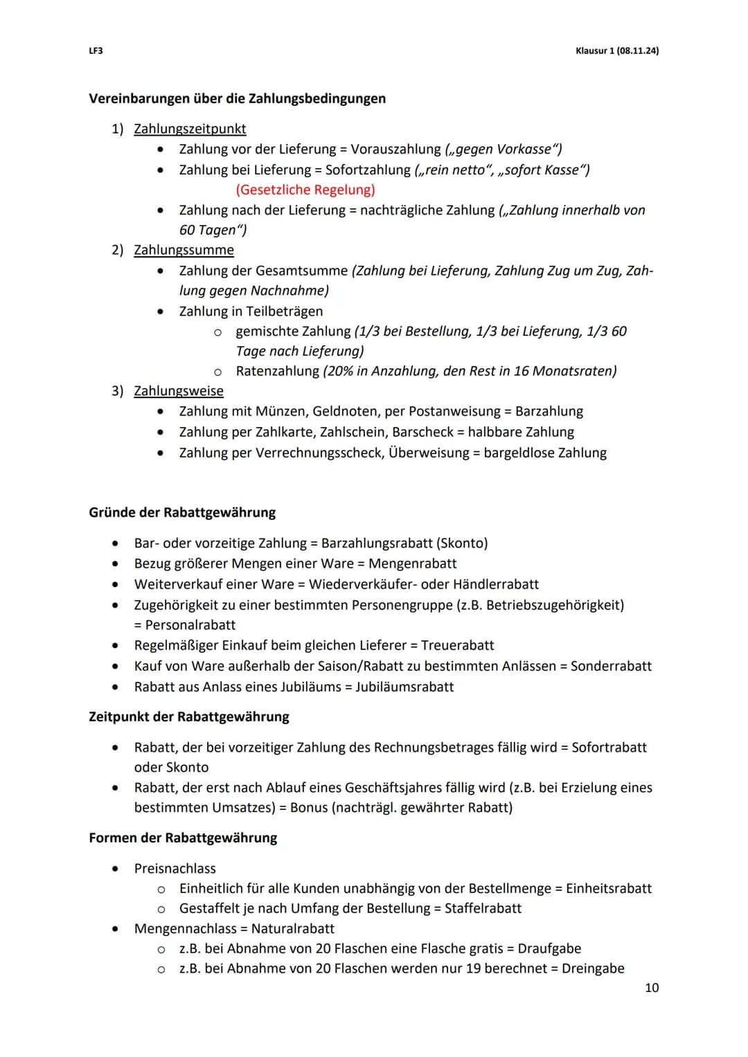 LF3
Klausur 1 (08.11.24)
# Rechtliche Rahmenbedingungen
## Rechtsobjekte und Rechtssubjekte
Rechtsobjekte = Gegenstände des Rechtsverkehrs