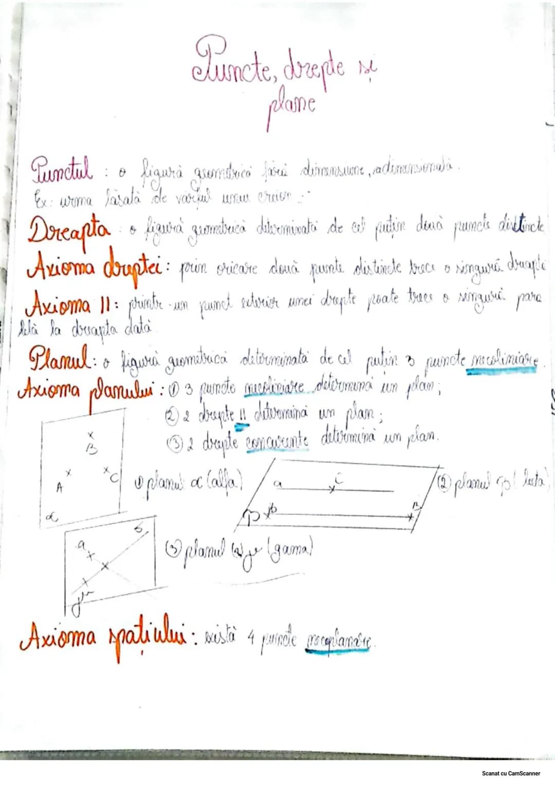 # Puncte. Drepte
* Pumete coliniare - sunt pe acceusi dreaptă
* Puncte distincte-mu sunt pe aceeasi treaptă
* Drepte concurente - se