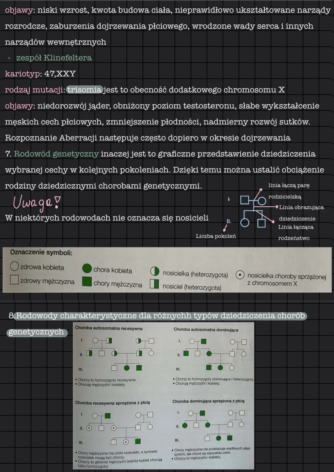 # Choroby i zaburzenia
genetyczne człowieka.
1. Choroby jednogenowe są spowodowane mutacjami w jednym genie. Dzielimy
je ze względu na lok