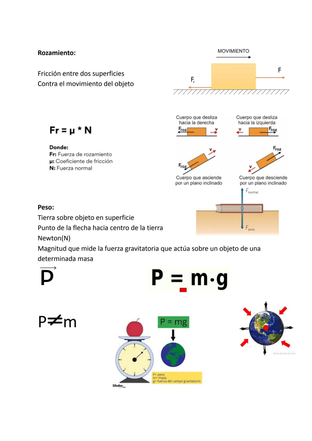 Fisica 4ºESO
Fuerzas y Movimiento
Leyes de Newton
3 leyes+Ley de gravitación universal (Isaac Newton)
1) Ley de la inercia: Resistencia