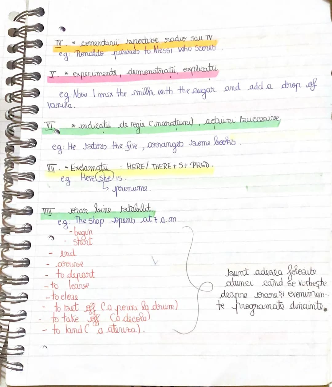 Present Simple
AFF S+ vb Coles la pers. a-Ⅲ-a).
NEG St don't+ vb.
S+ doesn't + vb.
INT DO+S+VB
DOES+ 5+ VB
AV* Elemente de ortografie (es"