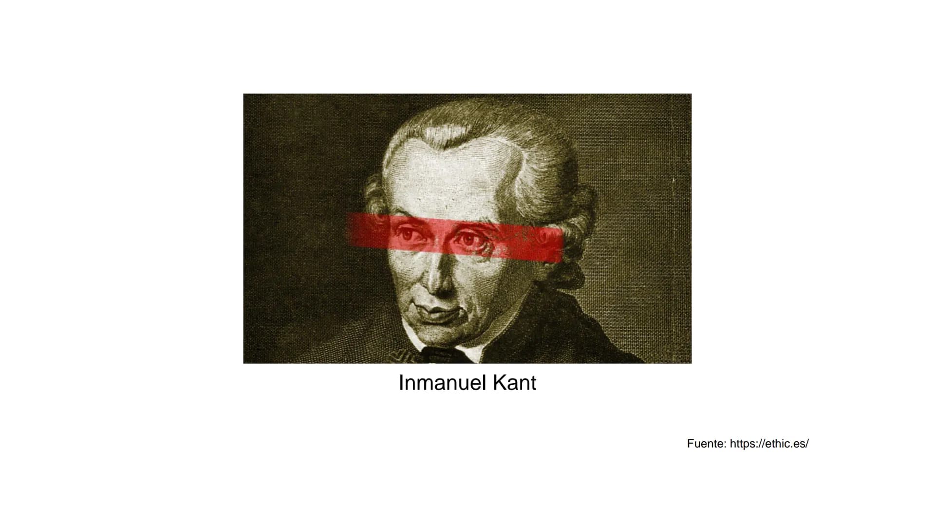 Inmanuel Kant
Fuente: https://ethic.es/ Vida (1724-1804)
• Vivió durante toda su vida en Königsberg (en la antigua Prusia).
• Profesor en
