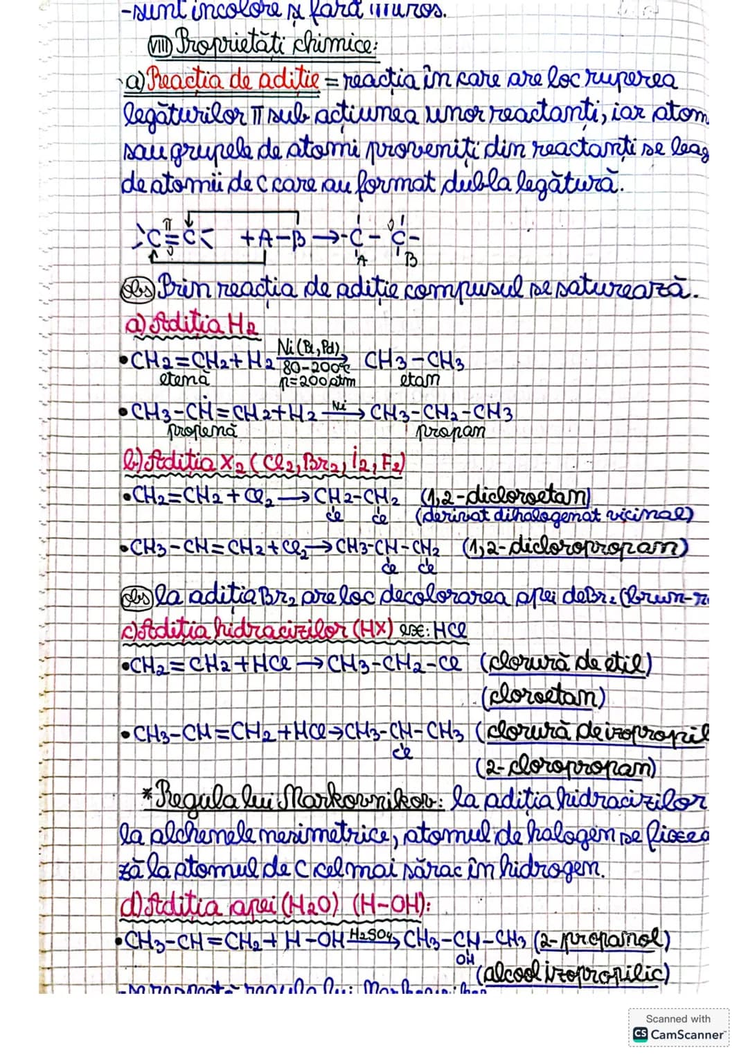 # Alchene (Olefine)
①Definitie: Alchenele sunt hidrocarburi aciclice ne-
saturate care conțin în molecula lor o legătură cora-
lentă dublă