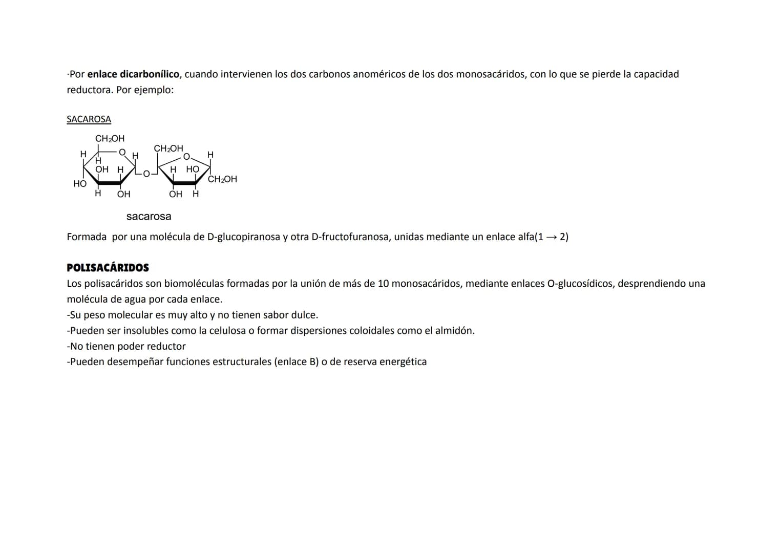 GLÚCIDOS C-H-O HIDRATOS DE CARBΟΝΟ
MONOSACÁRIDOS
→ TRIOSAS (gliceraldehído, dihidroxiacetona)
→ TETROSAS
→ PENTOSAS (ribosa, desoxirribosa)