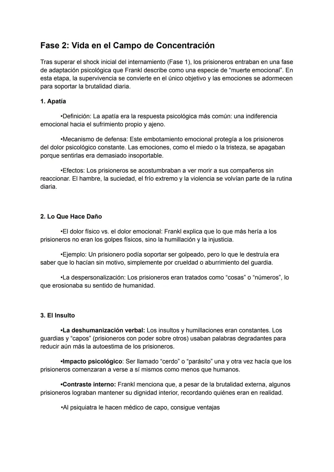 Este libro es una mezcla entre un testimonio personal de Viktor Frankl (quien sobrevivió
a varios campos de concentración nazis) y una refle