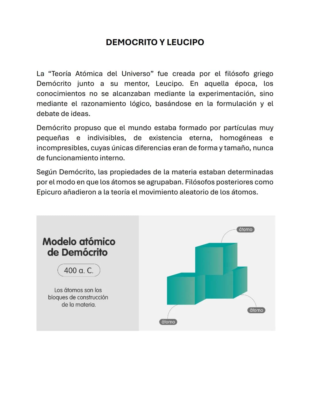 # MODELO ATÓMICO DE DALTON
El Modelo atómico o Teoría atómica de Dalton es un modelo que intenta
representar la estructura del átomo. Fue p