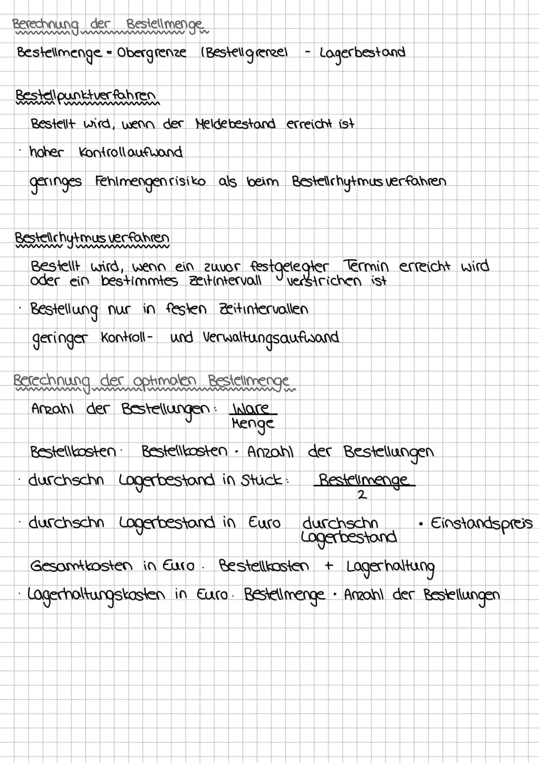 # BWL-KA 1
Beschaffung und Lagerhaltung
Unter Beschaffung wird der Einkauf der für die Leistungs-
erstellung benötigten Materialien (2 B R