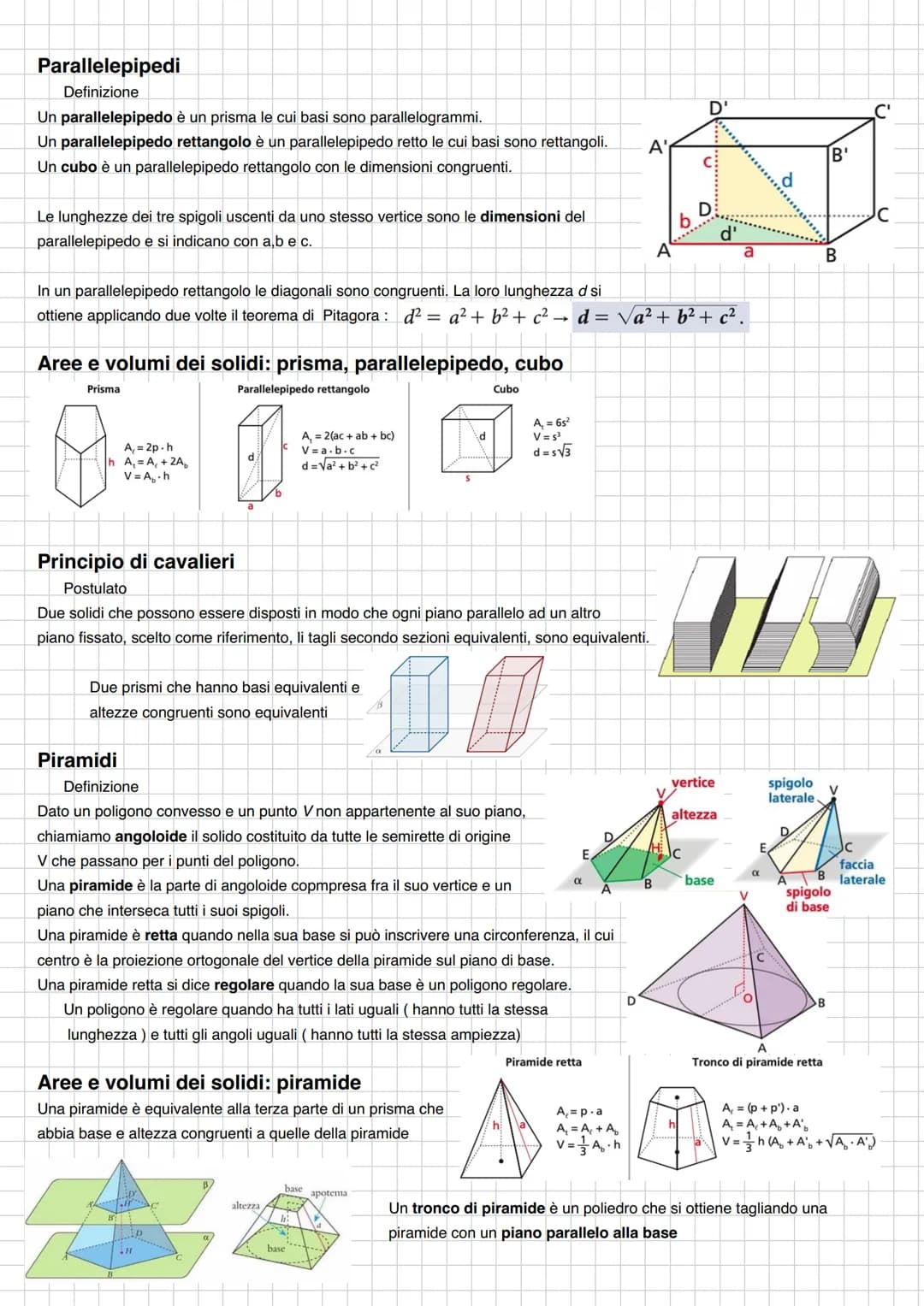 # GEOMETRIA EUCLIDEA NELLO SPAZIO
Posizioni di due rette nello spazio
Due rette sono complanari quando appartengono allo stesso piano.
Pos