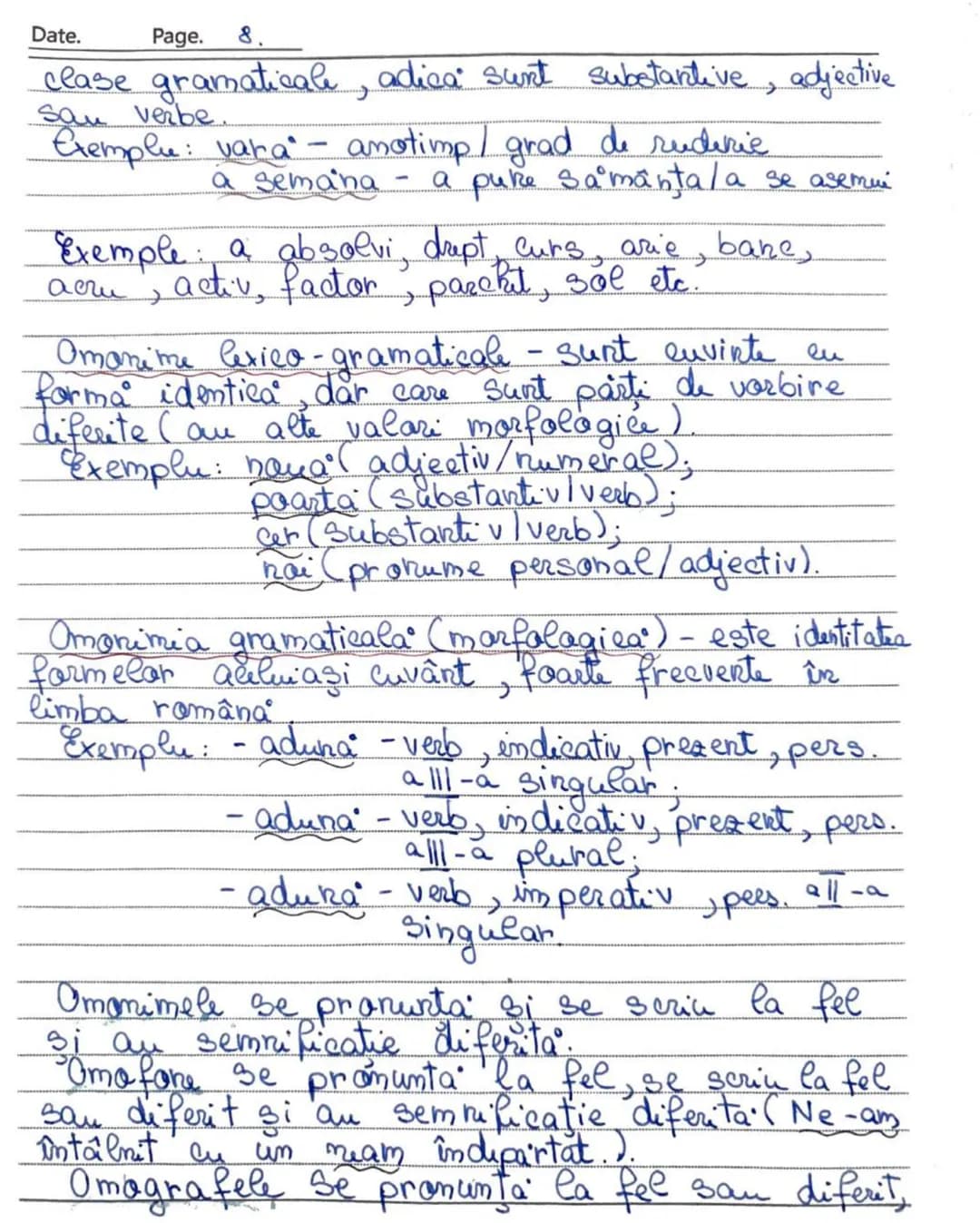 Date. Page. 1.
Capitolul A-Vocabularul
Potalitatea cuvinte Car dirts - o limba formeaza
cabularul sam lexicul limbii respective.
Vocabular