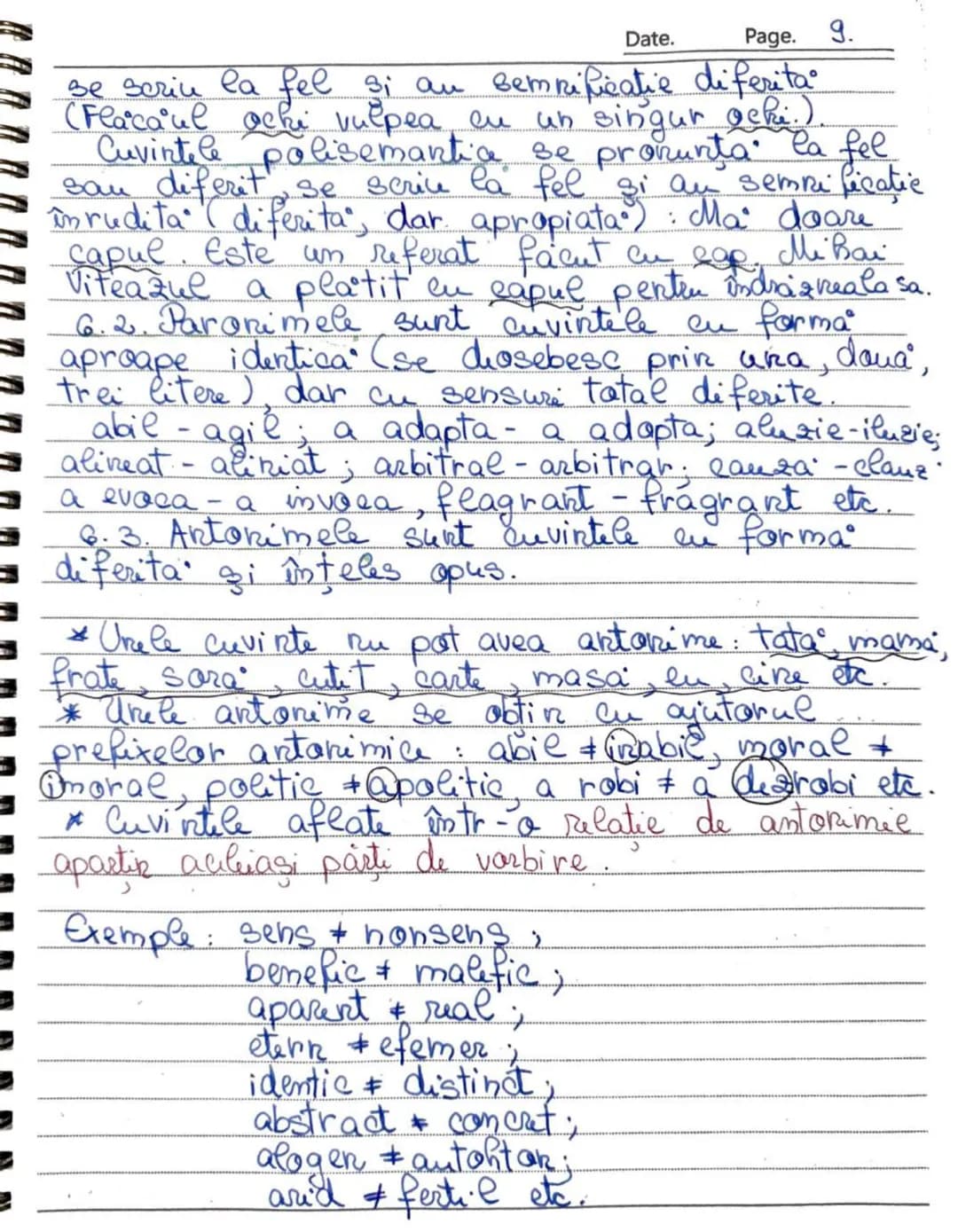 Date. Page. 1.
Capitolul A-Vocabularul
Potalitatea cuvinte Car dirts - o limba formeaza
cabularul sam lexicul limbii respective.
Vocabular